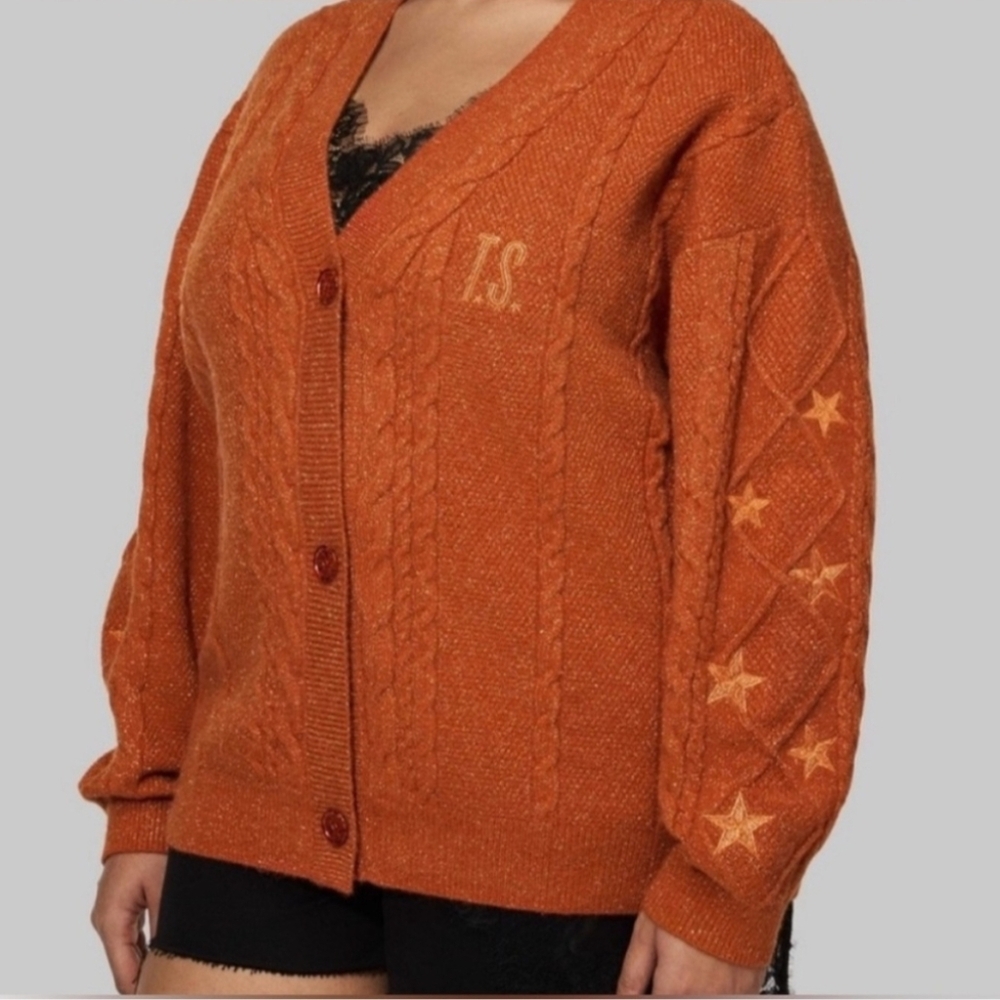 Taylor Swift The Life Of A Showgirl Orange Cardigan XL/XXL